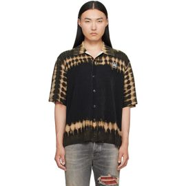 AMIRI AMIRI Black & Khaki MA Patch Tie Dye Knit Shirt