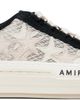 AMIRI AMIRI Black & Off-White Mesh Stars Court Low Sneakers - 1