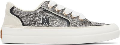 AMIRI AMIRI Black & Silver Pebbled Sunset Skate Sneakers