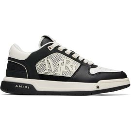 AMIRI AMIRI Black & White MA Quad Debossed Classic Low Sneakers