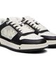 AMIRI AMIRI Black & White MA Quad Debossed Classic Low Sneakers - 4