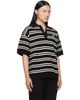 AMIRI AMIRI Black & White MA Stripe S/S Polo - 2