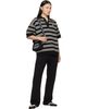 AMIRI AMIRI Black & White MA Stripe S/S Polo - 4