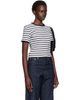 AMIRI AMIRI Black & White MA Striped T-shirt - 2
