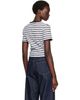 AMIRI AMIRI Black & White MA Striped T-shirt - 3
