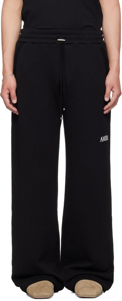 AMIRI AMIRI Black 'AMIRI' Core Logo Sweatpants