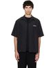 AMIRI AMIRI Black 'Amiri' CPR Camp Shirt - 1