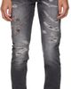 AMIRI AMIRI Black 'AMIRI Hollywood' Studded Jeans - 1