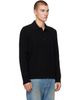 AMIRI AMIRI Black 'Amiri' Soft Rib Knit Polo - 2