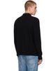 AMIRI AMIRI Black 'Amiri' Soft Rib Knit Polo - 3