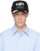 AMIRI AMIRI Black 'Amiri Sport' Cotton Cap - 1