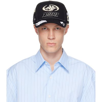 AMIRI AMIRI Black 'Amiri Sport' Cotton Cap