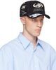 AMIRI AMIRI Black 'Amiri Sport' Cotton Cap - 2