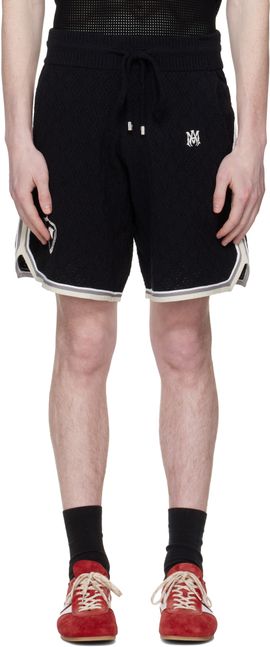 AMIRI AMIRI Black 'Amiri' Sport Crest Shorts