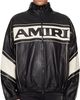 AMIRI AMIRI Black 'AMIRI' Sport Leather Jacket - 1