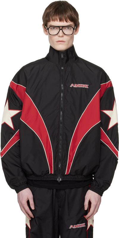 AMIRI AMIRI Black 'Amiri' Sport Windbreaker Jacket