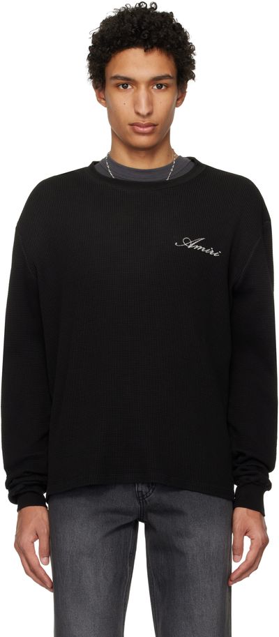 AMIRI AMIRI Black Bones Long Sleeve T-shirt