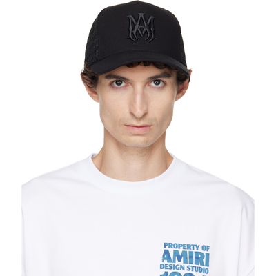 AMIRI AMIRI Black Canvas MA Trucker Cap