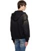 AMIRI AMIRI Black Crystals OS Zip Up Hoodie - 3