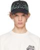 AMIRI AMIRI Black Flames Baseball Cap - 1