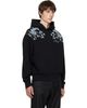 AMIRI AMIRI Black Floral Embroidered Hoodie - 2