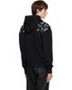 AMIRI AMIRI Black Floral Embroidered Hoodie - 3