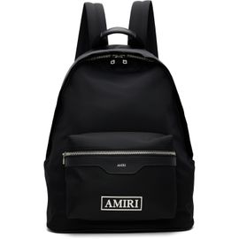 AMIRI AMIRI Black Logo Patch Nylon Backpack