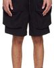 AMIRI AMIRI Black MA Cargo Shorts - 1