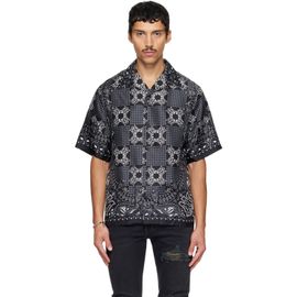 AMIRI AMIRI Black MA Check Camp Shirt