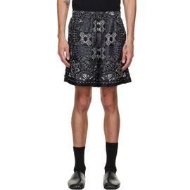 AMIRI AMIRI Black 'MA' Check Shorts
