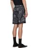 AMIRI AMIRI Black 'MA' Check Shorts - 3