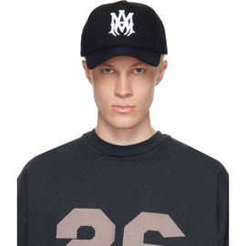 AMIRI AMIRI Black 'MA' Full Canvas Cap