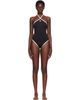 AMIRI AMIRI Black MA One Piece Swimsuit - 1