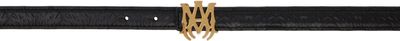 AMIRI AMIRI Black 'MA' Quad Belt