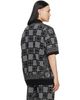 AMIRI AMIRI Black MA Quad Check Mesh Knit Shirt - 3