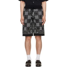 AMIRI AMIRI Black MA Quad Check Mesh Knit Shorts