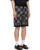 AMIRI AMIRI Black MA Quad Check Mesh Knit Shorts - 2