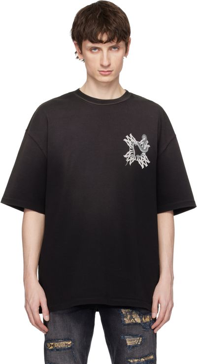 AMIRI AMIRI Black MA Quad Snake T-shirt