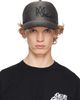 AMIRI AMIRI Black 'MA' Script Canvas Cap - 1