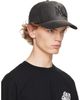 AMIRI AMIRI Black 'MA' Script Canvas Cap - 2