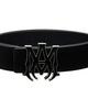 AMIRI AMIRI Black 'MA' Suede 4cm Belt - 1