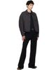 AMIRI AMIRI Black 'MA' Suede 4cm Belt - 2