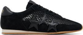 AMIRI AMIRI Black Mesh Pacific Flat Sneakers