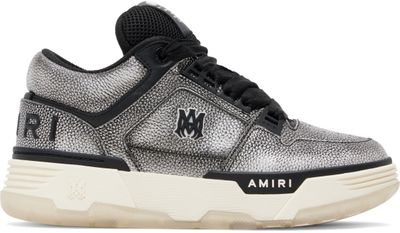 AMIRI AMIRI Black Pebbled MA-1 Sneakers
