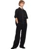 AMIRI AMIRI Black Script Linen DD Casual Trousers - 4