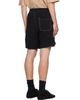 AMIRI AMIRI Black Script Linen GD Shorts - 3