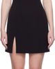 AMIRI AMIRI Black Slit Minidress - 1