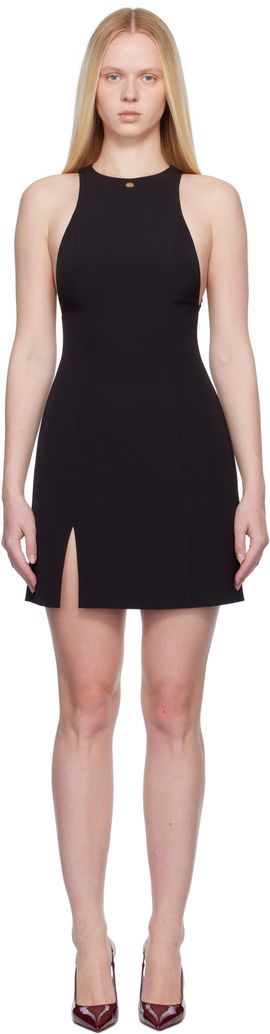 AMIRI AMIRI Black Slit Minidress