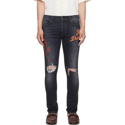 AMIRI AMIRI Black 'South Cali' Skinny Jeans