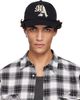 AMIRI AMIRI Black Varsity Patch Cap - 1